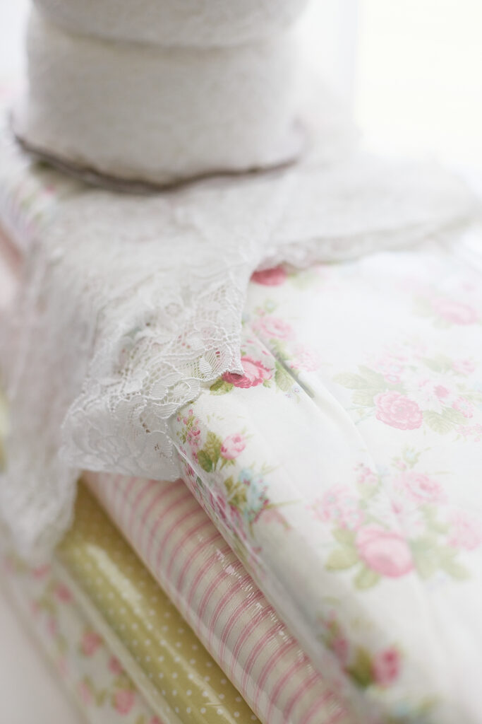 Cottage Linen Closet Fabrics