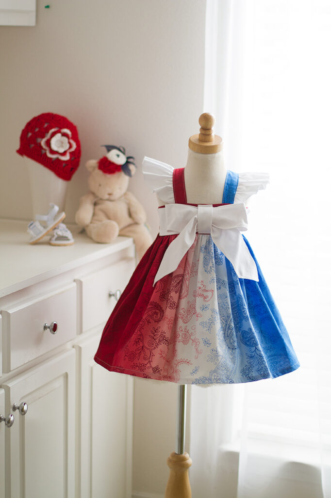 Red,White,Blue Girls Dress Kinder Kouture